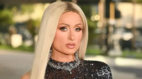 Paris Hilton at LACMA's Opening Gala for the David Geffen Galleries held at LACMA on 16 April 2026 in Los Angeles, California. 