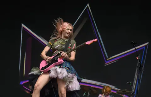 Getty Images Baby Queen plays Leeds festival