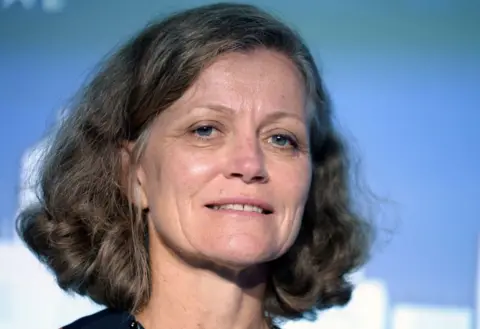 Getty Images A picture of Emma Howard Boyd. She has shoulder length grey hair.