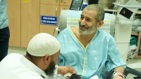 Kaid Farhan Elkadi recovering in hospital in Israel.