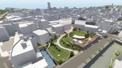 Sheffield City Council Planning image of the new park