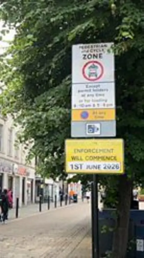 ANPR camera warning sign