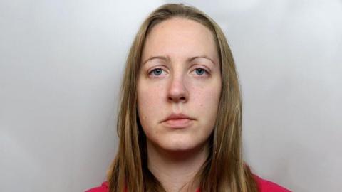 Mugshot of Lucy Letby in custody