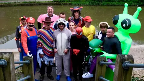 The Albion Foundation Fancy dress walkers