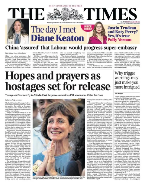  “Hopes and prayers as hostages set for release".