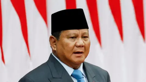 Reuters A file photo of Indonesian President Prabowo Subianto