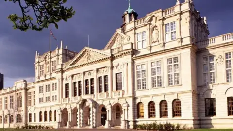 Getty Images The exterior of Cardiff University's main building