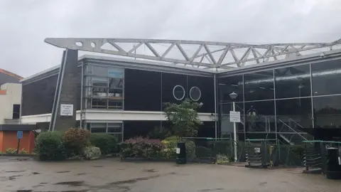 A general view of the main entrance of the Brit school