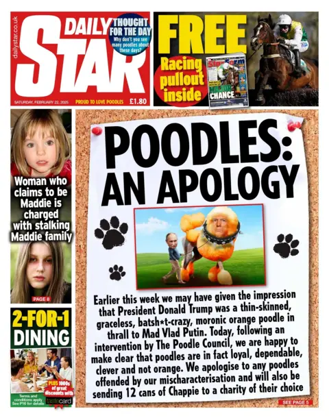 The Daily Star front page 