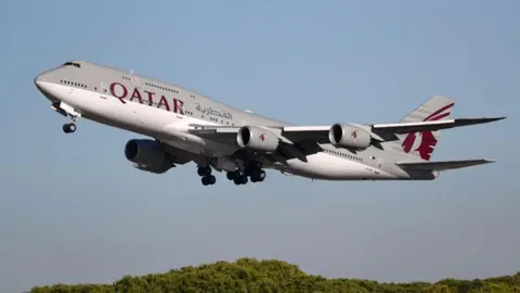 Qatar Amiri Flight company's Boeing 747-8Z5