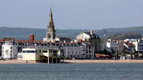 Dorset Council View of Weymouth seafront from the peninsula