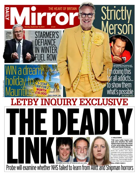 Mirror headline reads "the deadly link" 