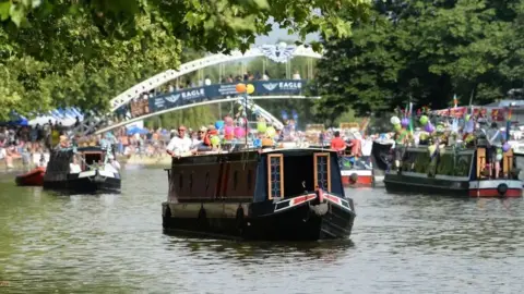 June Essex Boats on the River Great Ouse for Bedford River Festival