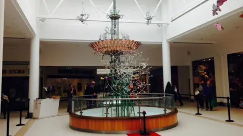 The clock pictured more than a decade ago