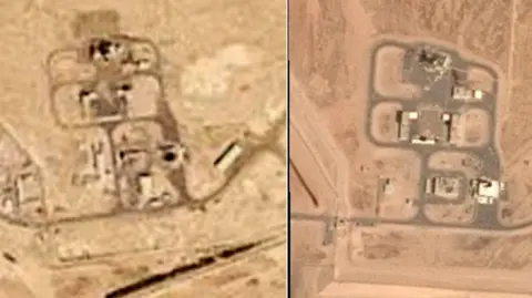 Damage to radar sites at Al Sader and Al Ruwais (UAE)