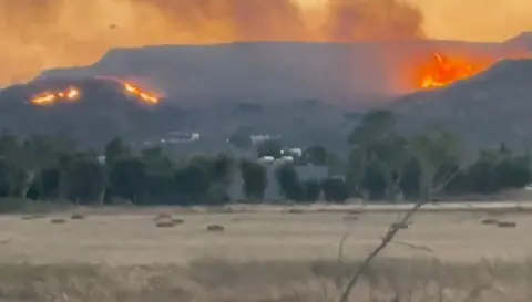 Reuters wildfire on Kos