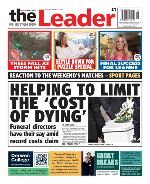 Flintshire Leader Flintshire Leader headlined: Helping to limit the 'cost of dying'