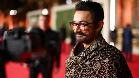 Getty Images Photo of Aamir Khan attending the opening ceremony of the 2024 Red Sea International Film Festival