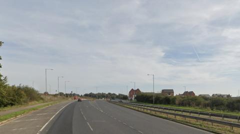 The A4500 carriageway