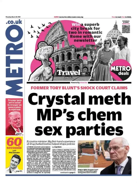  "Crystal meth MP's chem sex parties."