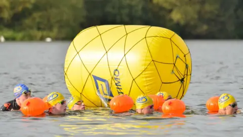 Nene Park Trust Swimming in the Gunwade Lake 