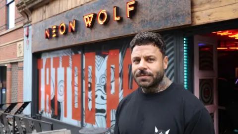 James Irons, owner of tattoo studio Neon Wolf