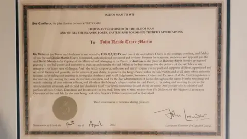 Dave Martin Mr Martin's captain of the parish warrant