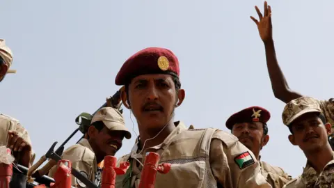 RSF soldiers in military uniform