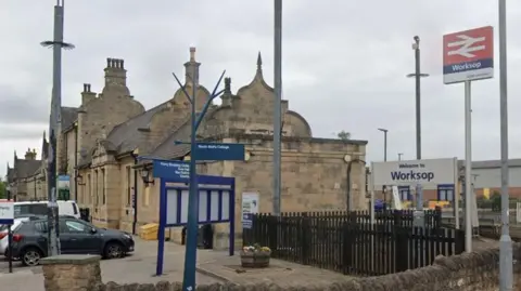 General view of Worksop railway station