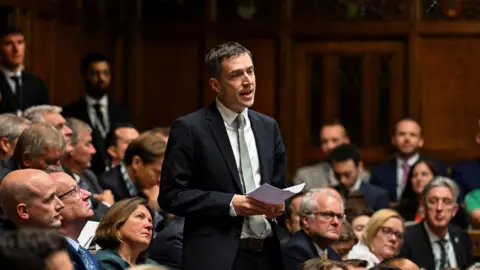 Adrian Ramsay speaks in the Houses of Parliament at PMQs