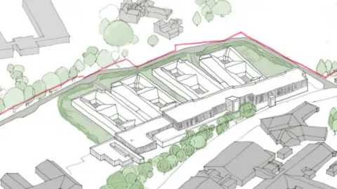 Leicestershire Partnership NHS Trust Unit artists' impression 