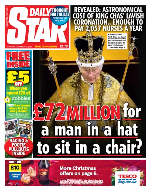  "£72 million for a man to sit in a chair?"