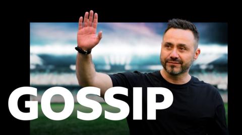 Roberto de Zerbi and the gossip logo