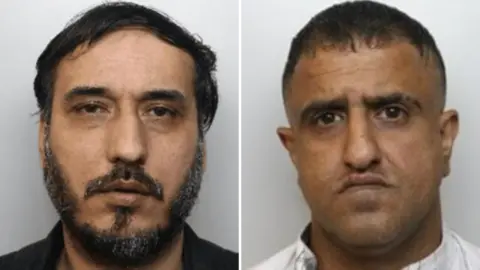 National Crime Agency Mugshots of Obaidullah Omari and Riyasth Hussain. 