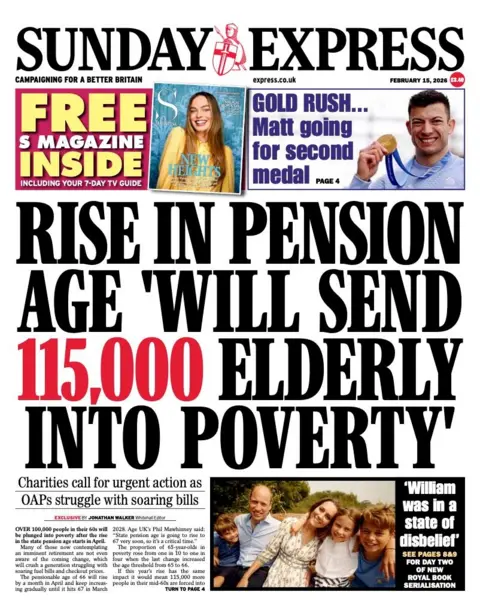  “Rise in pension age 'will send 115,000 elderly into poverty'”.