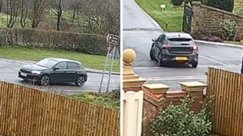 Nottinghamshire Police Images of car being driven along a road