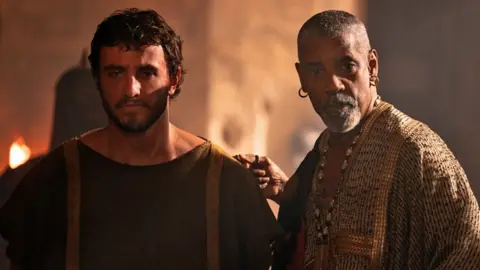 Paramount Paul Mescal and Denzel Washington lasting  unneurotic  successful  a country   from Gladiator II