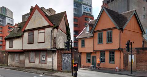 4 College Street, Ipswich, before and after renovation