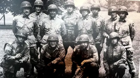 Member of the 802 Air Division on the Grounds of Killymoon Castle