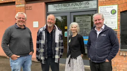 Gregory Wilson, Chris Black, Wendy Robinson and Rupert St John Webster            (4 of the 5 new board members at Red Brick)