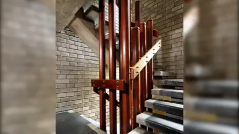 Historic England Detail of stairway inside Raybne Building