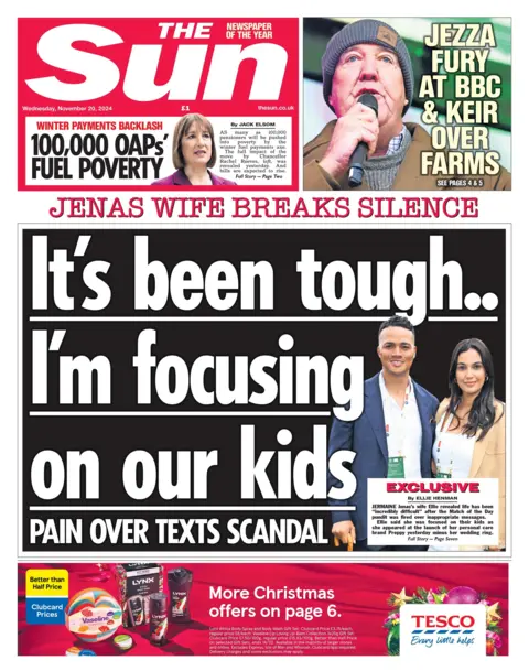 The Sun beforehand   page