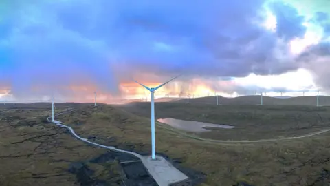 SSE/PA The Viking Wind Farm on the Shetland Islands