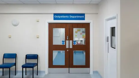 Getty Empty NHS waiting room