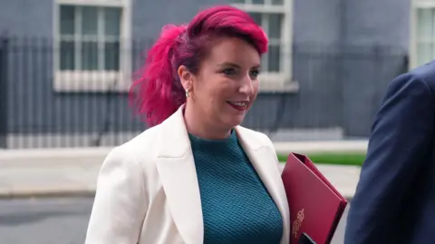 Secretary of State for Transport Louise Haigh leaving Downing Street, London, after a Cabinet meeting. Picture date: Tuesday July 23, 2024.