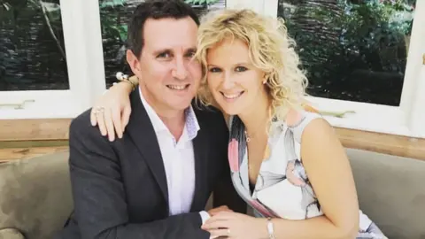 PA Media Jonathan Goldstein with his wife Hannah Goldstein