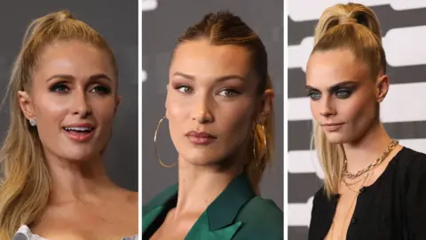 Reuters Paris Hilton, Bella Hadid, Cara Delevigne