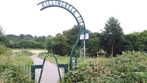 Stephen Craven/Geograph The entrance to Killingbeck Fields