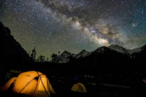 Srinivasa Prasath Camping under the stars