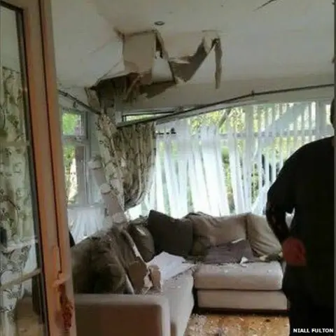 Niall Fulton Damaged ceiling